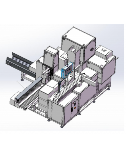 Automatic Hydraulic De-Powdering and Cleaning Machine