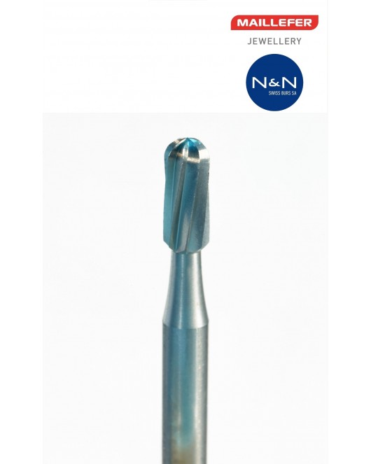 28 SUPER Q® tool steel milling cutter, round cylinder