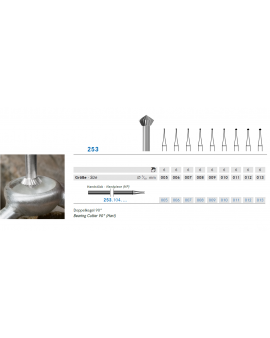 253 Bearing Cutter 90∘(Hart)