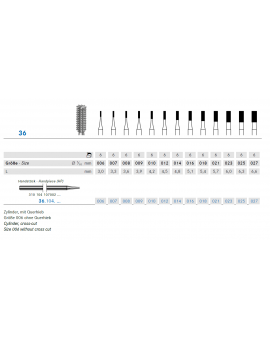 36 Cylinder, cross-cut