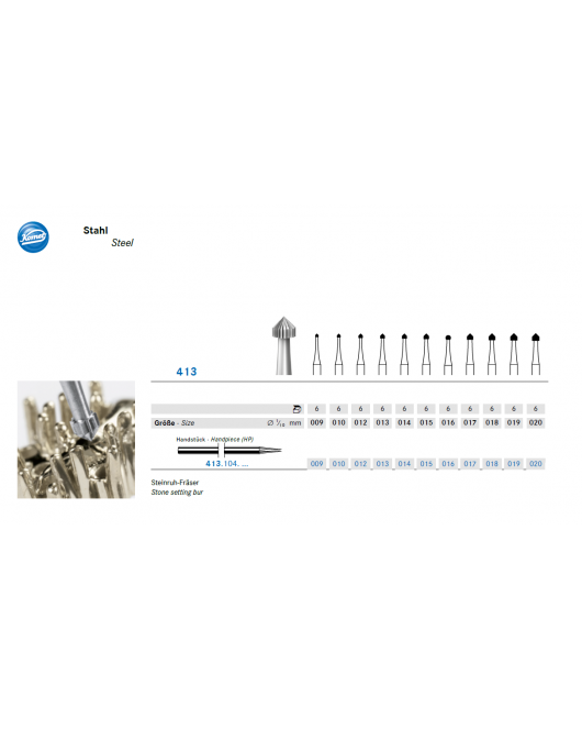413 Stone setting bur