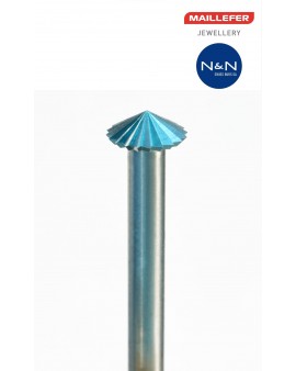 H (f) 120 ° SUPER Q® tool steel milling cutter double cone