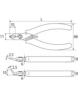 TOP ENI-115 STAINLESS STEEL PLIERS